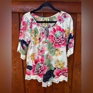 Johnny Was floral top